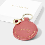 Birthstone Keyring January, Garnet