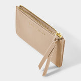 Isla Coin Purse and Card Holder, Soft Tan