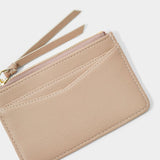 Isla Coin Purse and Card Holder, Soft Tan