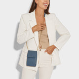 Amy Crossbody Bag, Light Navy