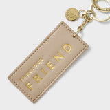 Chain Keyring, Fabulous Friend, Soft Tan