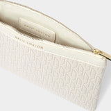 Signature Pouch, Off White