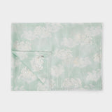 Wild Flower Scarf, Mint Green/White/Silver