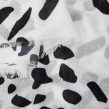 Dalmatian Scarf, Black & White